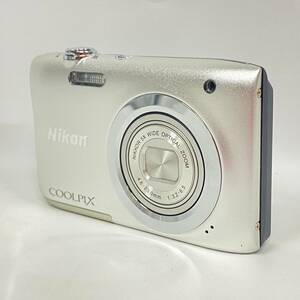 1円~【動作未確認】ニコン Nikon COOLPIX A100 NIKKOR 5× WIDE OPTICAL ZOOM 4.6-23.0mm 1:3.2-6.5 コンパクトデジタルカメラ G122998