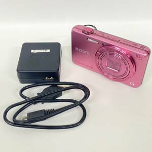 1円~【通電確認済】ソニー SONY Cyber-shot DSC-WX220 Lens G 10× Optical Zoom 3.3-5.9/4.45-44.5 コンパクトデジタルカメラ G180217