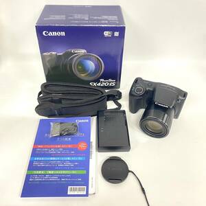 1円~【通電確認済】キャノン Canon PowerShot SX420 IS PC2273 ZOOM LENS 42×IS 4.3-180.6mm 1:3.5-6.6 コンパクトデジタルカメラ G132142