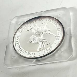 1円~【コレクター放出品】オーストラリア 1999年 カワセミ 1オンス 1ドル 銀貨 純銀 999 SILVER 量目約31.5g エリザベス2世 コイン G180226の画像5