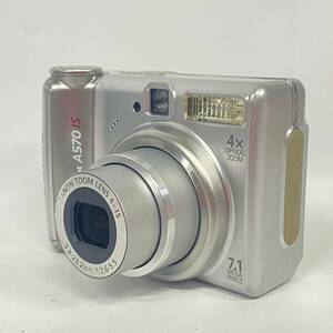 1円~【通電確認済】キャノン Canon PowerShot A570 IS PC1225 ZOOM LENS 4×IS 5.8-23.2mm 1:2.6-5.5 コンパクトデジタルカメラ G123110