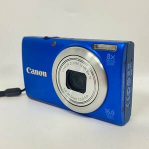 1円~【ジャンク品】キャノン Canon PowerShot A4000 IS ZOOM LENS 8×IS 5.0-40.0mm 1:3.0-5.9 コンパクトデジタルカメラ ブルー 付属品有の画像2