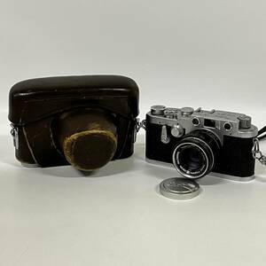 1円~【動作未確認】レオタックス Leotax レンジファインダーカメラ Topcor-S 1:2 f=5cm 単焦点レンズ 標準レンズ ケース付き G153151