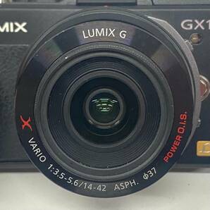 1円~【通電確認済】パナソニック Panasonic LUMIX DMC-GX1 G X VARIO 1:3.5-5.6/14-42 ASPH. POWER O.I.S. ミラーレス一眼カメラ G115772の画像4