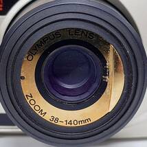 1円~【通電確認済】オリンパス OLYMPUS μ[mju:]ZOOM140 DELUXE LENS ZOOM 38-140mm コンパクトフィルムカメラ G102043_画像3