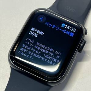 1円~【初期化済み】Apple Watch SE 第2世代 GPSモデル 40mm アルミケース ミッドナイト MNJT3J/A スポーツバンド 本体のみ GK-70127の画像7