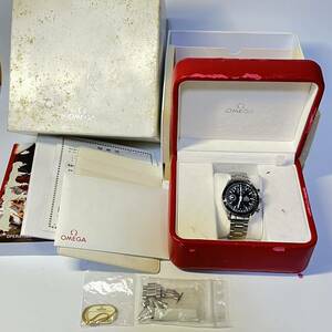 1円~【稼働品】OH済み OMEGA Speedmaster オメガ スピードマスター マーク40 コスモス Cal.1151 Ref.175.0084 トリプルカレンダー 自動巻き