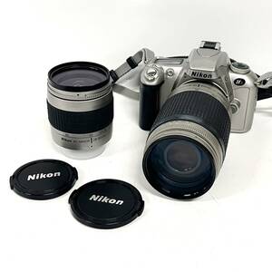 1円~【通電確認済】ニコン Nikon us AF NIKKOR 70-300mm 1:4-5.6G 28-80mm 1:3.3-5.6G 一眼レフ フィルムカメラ レンズ 付属品あり G142990