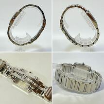 1円~【稼働品】CARTIER カルティエ タンクフランセーズ MM 2301 クォーツ QZ レディース腕時計 SS スクエア ローマン 箱付き G180403_画像6