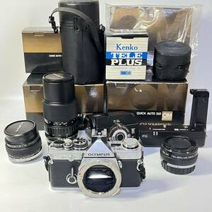 1円~【セット】オリンパス OLYMPUS OM SYSTEM OM-2 一眼レフフィルムカメラ G.ZUIKO AUTO-S 1:1.4 f=50mm ボディ レンズ ワインダー など