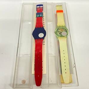 1円~【8点】スウォッチ Swatch 腕時計 まとめ売り クロノグラフ デジタル 等 クォーツ スイス製 ケース付き HMの画像7