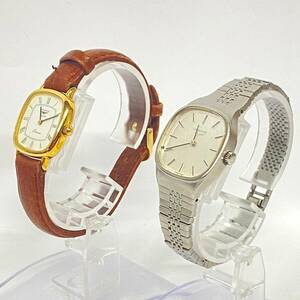 1円~【セット売り】ロンジン LONGINES プリンス Cal.L150.4/L817.4 クォーツ 手巻き レディース腕時計 ホワイト/シルバー文字盤 G115868