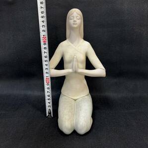 ★ 1円〜【コレクター放出品】LLADRO リヤドロ YOGA II 静穏 フィギュリン 陶器人形 MADE IN SPAIN インテリア 置物 西洋陶磁 IBの画像10