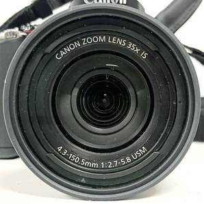 1円~【通電確認済】キャノン Canon PowerShot SX40 HS PC1680 ZOOM LENS 35×IS 4.3-150.5mm 1:2.7-5.8 USM デジタルカメラ G143097の画像3
