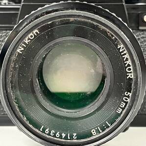 1円~【動作未確認】ニコン Nikon EM NIKKOR 50mm 1:1.8 一眼レフ フィルムカメラ 単焦点レンズ 標準レンズ 付属品あり G180515の画像3
