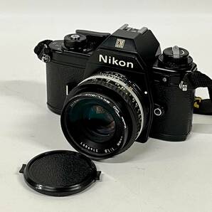 1円~【動作未確認】ニコン Nikon EM NIKKOR 50mm 1:1.8 一眼レフ フィルムカメラ 単焦点レンズ 標準レンズ 付属品あり G180515の画像1