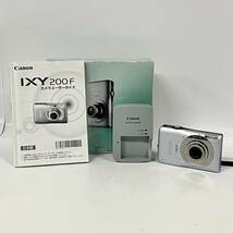 1円~【ジャンク品】キャノン Canon IXY 200F PC1469 ZOOM LENS 4×IS 5.0-20.0mm 1:2.8-5.9 コンパクトデジタルカメラ 付属品あり G116231_画像1