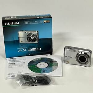 1円~【動作未確認】フジフイルム FUJIFILM FinePix AX250 FUJINON LENS 5× ZOOM f=5-25mm 1:3.6-5.9 コンパクトデジタルカメラ G102075