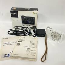 1円~【通電確認済】ソニー SONY Cyber-shot DSC-WX300 Lens G 20× Optical Zoom 3.5-6.5/4.3-86 コンパクトデジタルカメラ G132008_画像1
