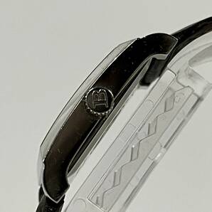 1円~【実動】バーバリー BURBERRY BU8001 クォーツ レディース腕時計 アイボリー文字盤 スクエア 2針 スイス製 純正 ベルト 尾錠 G123111の画像4