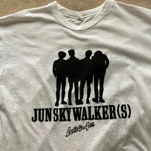 【2枚セット】ジュンスカ ツアーTシャツ 半袖 歩いていこう レッツゴー4匹 JUN SKY WALKER(S) サイズLの画像5