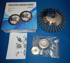 ☆DERUSTING WEEDING WHEEL☆草刈り機のチップ☆刈り払い機のチップ☆SIZE8☆