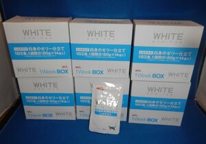 ☆キャットフード☆猫用レトルト☆WHITE☆カツオ・マグロ☆しらす入り白身のゼリー仕立て☆60ｇ×14個入りを6箱84個まとめて☆