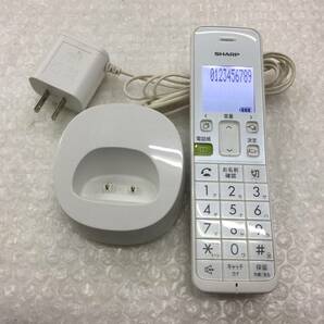 シャープ SHARP 充電器付子機 JD-KS08 中古品A-3453の画像1