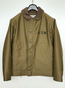 Toys McCoy N-1 Deck Jacket 38 Toys Makkoi USN Navy военная куртка Alpaca Wool Liner