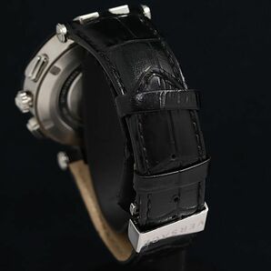 1円 ヴェルサーチ メデューサ GMT＆ALARM 29G 50m QZ 黒文字盤 メンズ腕時計 OKZ 7251200 3OKTの画像3