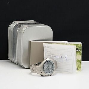 1円 保/箱付 ナイキ VD82-5020 QZ シルバー文字盤 メンズ腕時計 OGI 2145000 3ETYの画像5