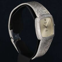 稼働 良品 手巻き ロレックス スクエア シルバー文字盤 メンズ腕時計 OKZ 5233410 3DIT_画像2