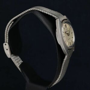 1円 手巻き 箱付 エテルナ SAHIDA シルバー文字盤 レディース腕時計 OKZ 0264000 3BGTの画像2
