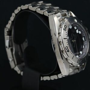 1円 保/コマ2付 セクター QZ クロノグラフ 黒文字盤 メンズ腕時計 0429000 3BGT MTMの画像2