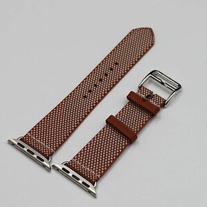 1 jpy superior article Hermes Apple watch original belt cloth belt Brown color 17mm for men's / lady's wristwatch for TCY 2147000 4NBG1