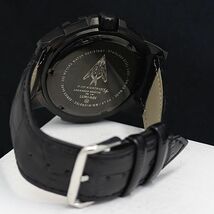 1円 稼動 良品 QZ 箱付 ルミノックス ナイトホーク F-117 6400シリーズ 200m デイト 黒文字盤 メンズ腕時計 OKZ 2147000 4NBG1_画像4
