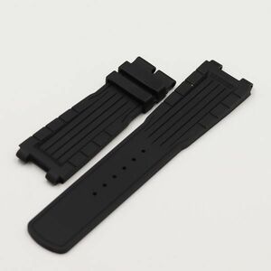 1円 良品 ブレゲ 純正ベルト ブラックカラー ラバー 21ｍｍ用 メンズ腕時計用 TKD2000000 NSK