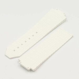 1 jpy as good as new Hublot original belt white color Raver 26mm for men's wristwatch for TKD 2000000 NSK