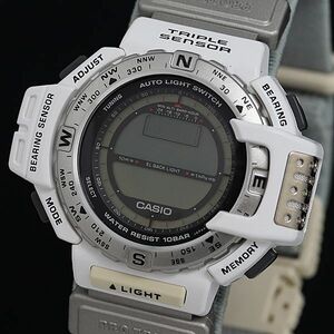 1円 カシオ プロトレック PRT-40 QZ デジタル文字盤 メンズ腕時計 OGI 6406000 4MGY