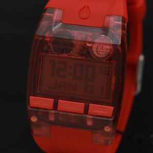 1円 稼動 未使用品 QZ 箱付 定価約￥14,000 ニクソン A408 191 コンプ デジタル文字盤 メンズ腕時計 KRK NSK 2000000の画像1