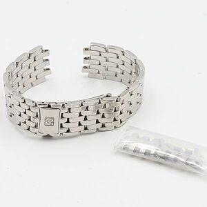 1 jpy Omega original breath belt 1509/836 silver color 16mm for men's wristwatch for DOI 2000000 NSK