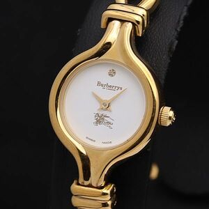 1 jpy Burberry 11800 stone attaching white face QZ bangle watch wristwatch NSY 2756000 4BJY