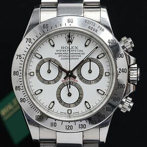 Работа с 1 иеном Rolex Daytona Cosmograph 116520 K735896 AT/Automatic White Dial Men Watch OGH ABC0056562 4NBT