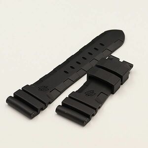 1 jpy superior article Panerai original rubber belt black 25mm for men's wristwatch for DOI 2000000 NSK
