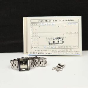 1円 保付 稼働 良品 グッチ 3600L QZ ブラック文字盤 レディース腕時計 DOI 5105100 4PRTの画像5