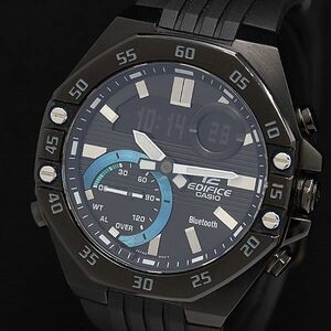 1 иен с ящиком работа хорошая вещь Casio Edifice ECB-10 5618 bluetooth черный циферблат QZ мужские наручные часы NSY 4279000 4ANT