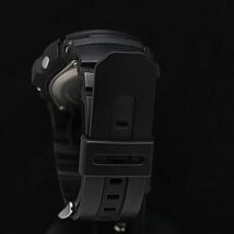 1円 稼働 良品 カシオ QZ Gショック AW-591 黒文字盤 デジタルスモセコ ラウンド メンズ腕時計 TCY 6171000 4ANT_画像3