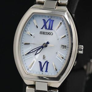 1 иена Операция Good Goods Seiko Rukia 1B22-0by0 Радио Солнечное серебро/Светло-слепое дата набора крови дамы дамы ogi 2147000 4nbg1