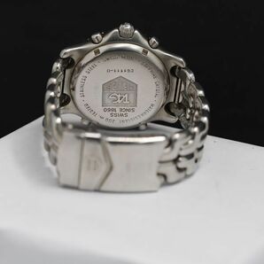 1円 QZ タグホイヤー プロフェッショナル200M CG1111-0 白文字盤 デジアナ クロノ メンズ腕時計 KRK 0068200 4ANTの画像4