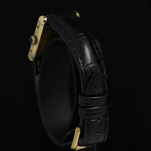 1円 稼働 カルティエ マストタンク SV925 手巻き 黒文字盤 メンズ腕時計 OGH 0445500の画像3